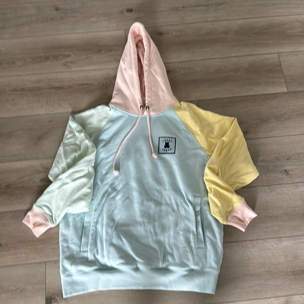 Size L Teddy Fresh Multi Color Block Sweatshirt - image 1